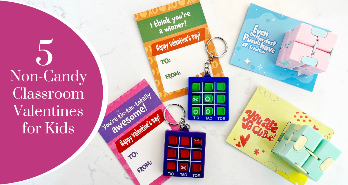 Non-Candy Valentines for Kids to Pass Out in their Classroom